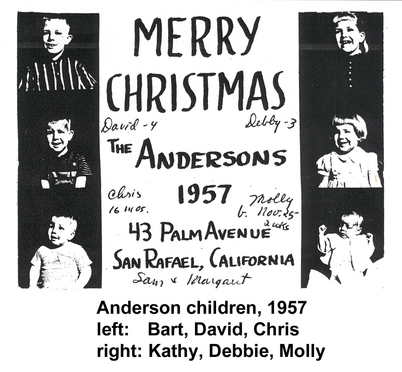 Anderson children 1957